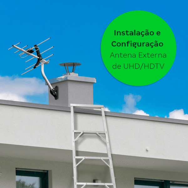 Instalação de Antena de TV (AE 3010 ou AE 5010)